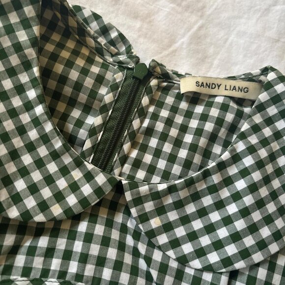 Sandy Liang Socks Dress in Jansport Green (XS) - Picture 5 of 6